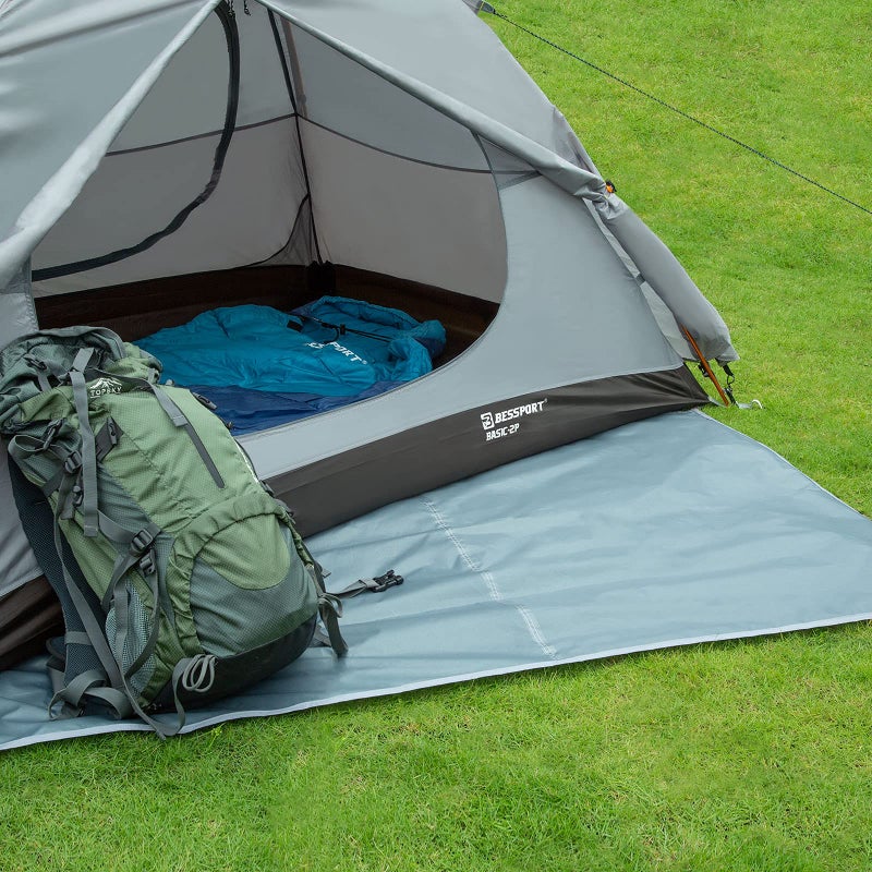 Bessport Tent Footprint for 1-2-3 Person Tent Waterproof Camping Tarp with Drawstring Carrying Bag for Picnic, Hiking and Other Outdoor Activities (3 Person) - Image 5